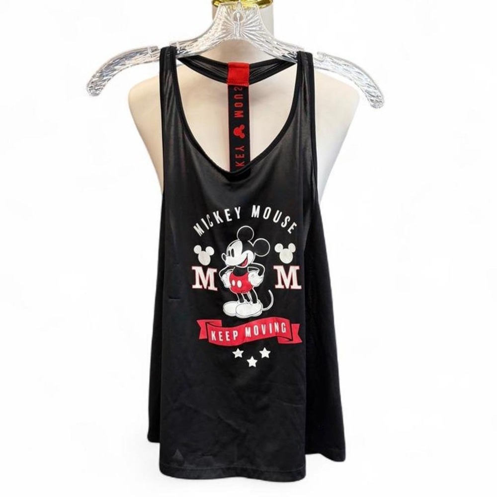 Disney Mickey Mouse "Keep Moving" Activewear Tank Top – Size Medium - Racerback